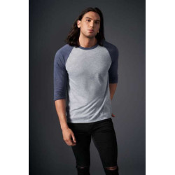 FELNŐTT TRI-BLEND 3/4 UJJÚ RAGLÁN PÓLÓ