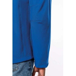 MEN'S DETACHABLE HOODED SOFTSHELL JACKET