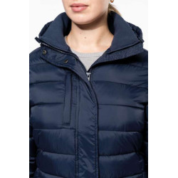 LADIES' LIGHTWEIGHT HOODED PADDED PARKA