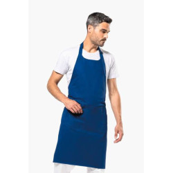 APRON WITH POCKET IN ORGANIC COTTON