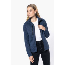 LADIES' FULL ZIP HEATHER JACKET