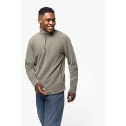 ENZO - ZIP NECK MICROFLEECE JACKET