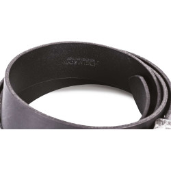 RAW EDGE LEATHER BELT - 35MM