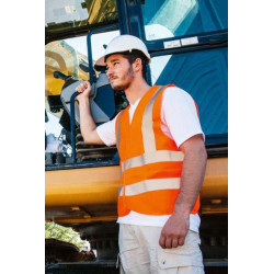 SAFETY / FUNCTIONAL VEST 'HANNOVER' - FOUR REFLECTIVE STRIPES