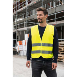 BASIC SAFETY VEST FOR PRINT 'KARLSRUHE' - 2 VELCRO