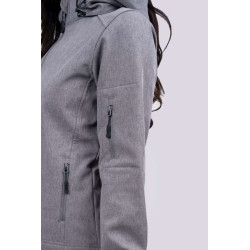 WOMEN’S 3-LAYER DETACHABLE HOODED SOFTSHELL JACKET