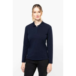 LADIES' LONG-SLEEVED SUPIMA® POLO SHIRT