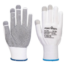 A118 Grip 13 PVC pöttyös érintőképernyős kesztyű (12 pár)
