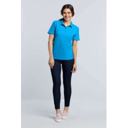 SOFTSTYLE® LADIES' DOUBLE PIQUÉ POLO