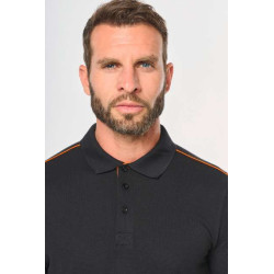 MEN'S SHORT-SLEEVED CONTRASTING DAYTODAY POLO SHIRT