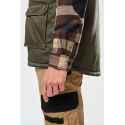 UNISEX PADDED MULTI-POCKET POLYCOTTON VEST