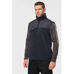 FLEECE JACKET WITH REMOVABLE SLEEVES